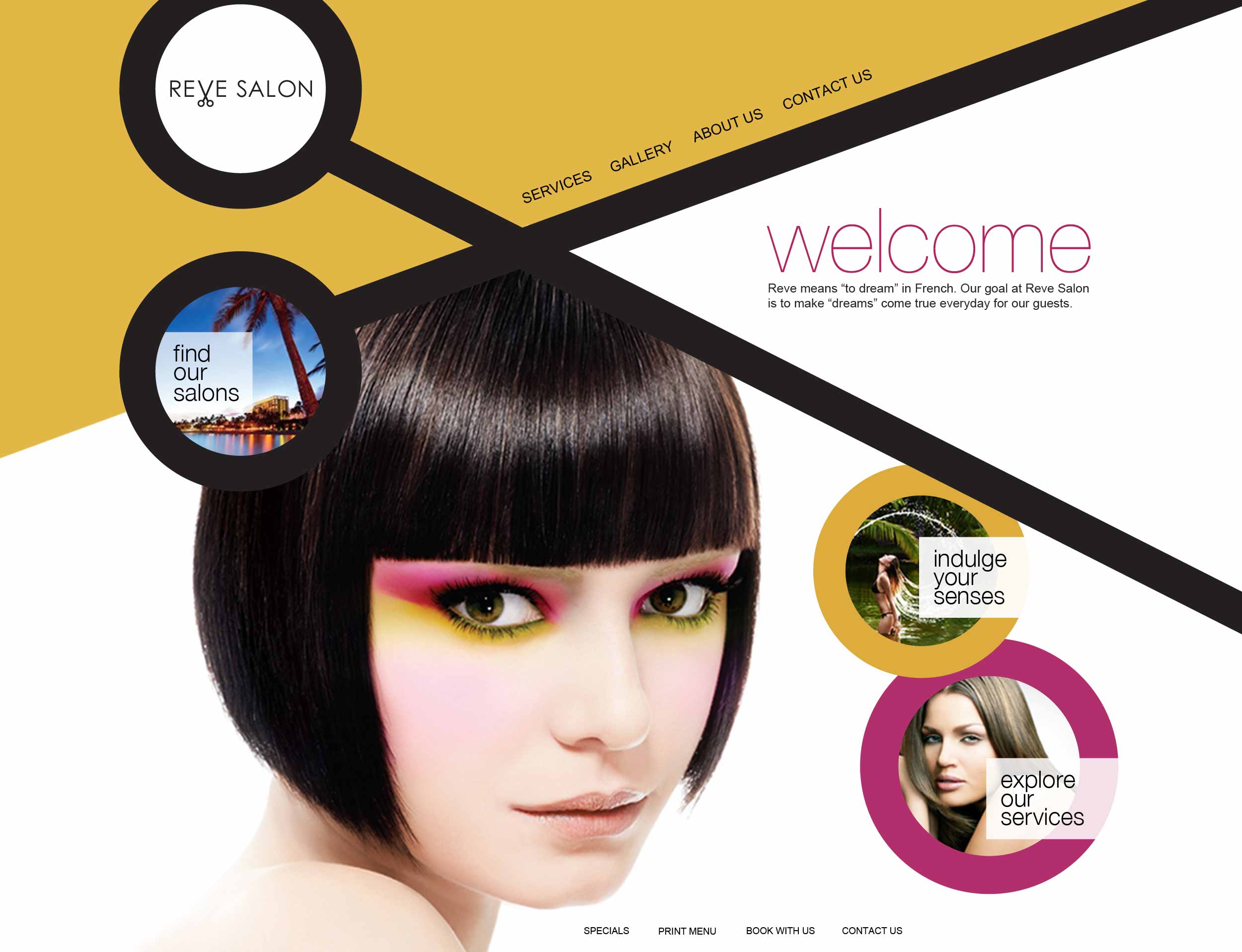 Reve Salon Website